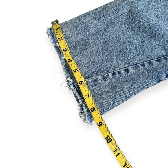 AO LA Alice + Olivia Perfect Cropped Kick Flare Jeans in Rebel Rebel Size 29 - Picture 6 of 11